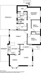 Floorplan of Homely house listing, 34 Luscombe Avenue, Carrum Downs VIC 3201
