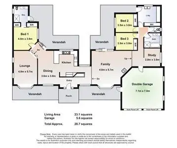 Floorplan of Homely house listing, 55 Reid Parade, Hastings VIC 3915