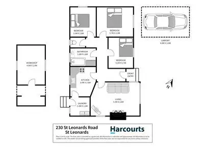 Floorplan of Homely house listing, 230 St Leonards Road, St Leonards TAS 7250