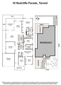 Floorplan of Homely house listing, 10 Redcliffe Parade, Tarneit VIC 3029