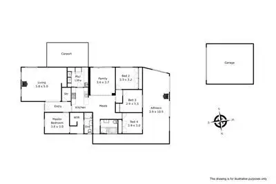 Floorplan of Homely house listing, 9 Arnold Street, Cranbourne VIC 3977