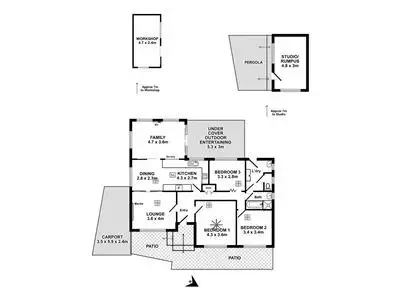 Floorplan of Homely house listing, 16 Dorham Road, Blackwood SA 5051