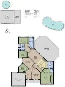 Floorplan of Homely house listing, 9 Brideson Road, Strathalbyn SA 5255