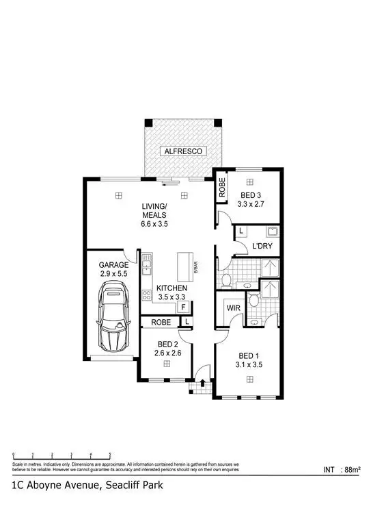 Floorplan of Homely house listing, A,B,C & D/1 Aboyne Avenue, Seacliff Park SA 5049