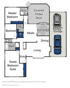 Floorplan of Homely house listing, 354 Boronia Road (Entry from service road), Boronia VIC 3155