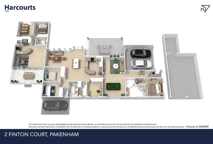 Floorplan of Homely house listing, 2 Finton Court, Pakenham VIC 3810