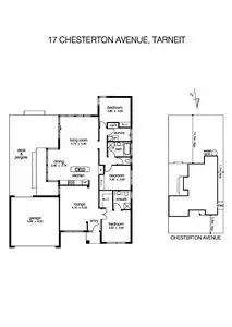 Floorplan of Homely house listing, 17 Chesterton Ave, Tarneit VIC 3029
