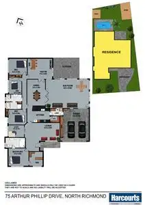 Floorplan of Homely house listing, 75 Arthur Phillip Drive, North Richmond NSW 2754