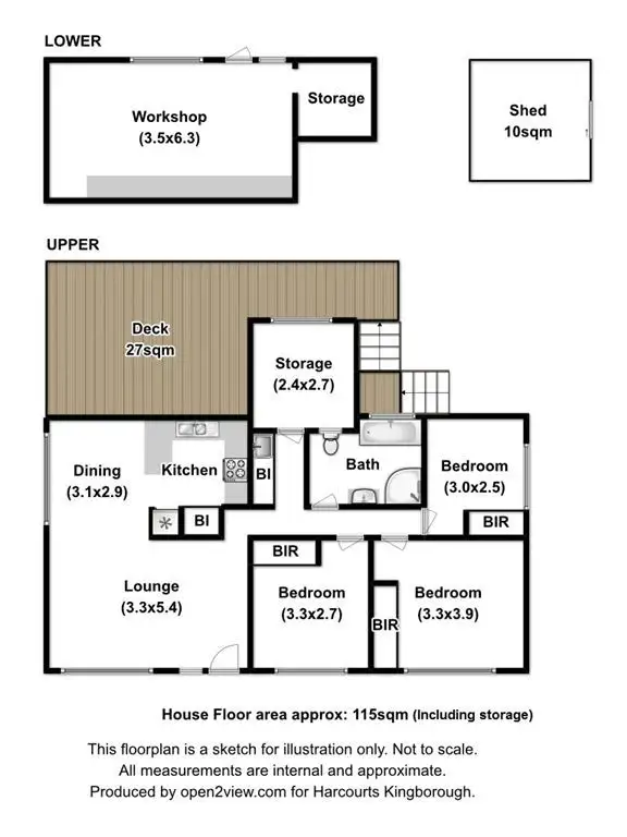Floorplan of Homely house listing, 2 Dromana Court, Blackmans Bay TAS 7052