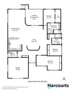 Floorplan of Homely house listing, 80 Pennington Drive, Sorell TAS 7172