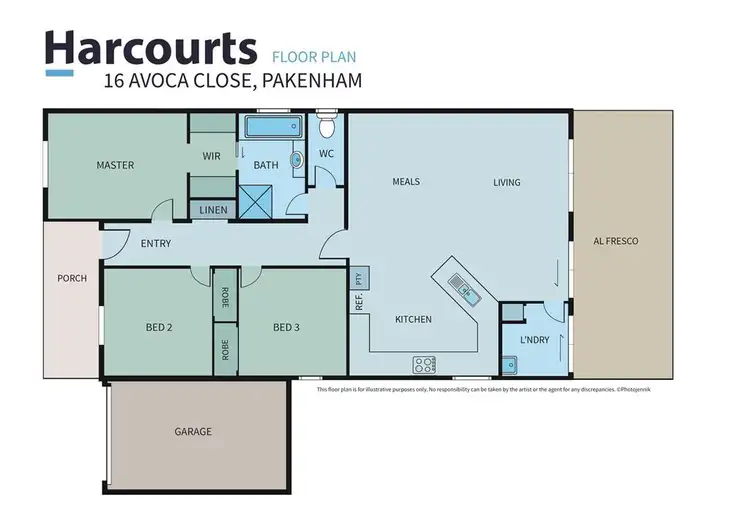 Floorplan of Homely house listing, 16 Avoca Place, Pakenham VIC 3810