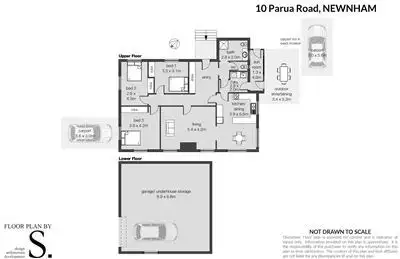 Floorplan of Homely house listing, 10 Parua Road, Newnham TAS 7248