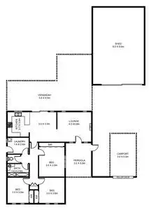 Floorplan of Homely house listing, 4 Bernadette Street, Paralowie SA 5108