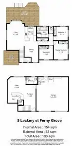 Floorplan of Homely house listing, 5 Leckmy Street, Ferny Grove QLD 4055