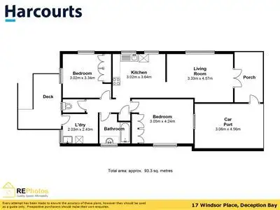 Floorplan of Homely house listing, 17 Windsor Place, Deception Bay QLD 4508