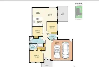 Floorplan of Homely house listing, 26 Broadleaf Place, Ningi QLD 4511