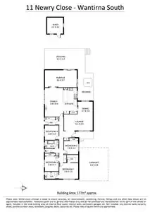 Floorplan of Homely house listing, 11 Newry Close, Wantirna South VIC 3152