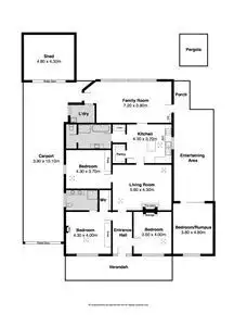 Floorplan of Homely house listing, 25 Ozone Street, Victor Harbor SA 5211