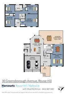 Floorplan of Homely house listing, 30 Greensborough Avenue, Rouse Hill NSW 2155