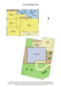 Floorplan of Homely house listing, 51 Purnell Road, Corio VIC 3214