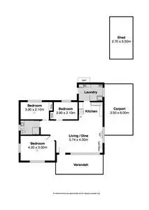 Floorplan of Homely house listing, 17 Elliot Avenue, Hayborough SA 5211