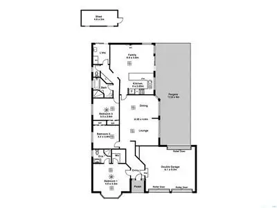 Floorplan of Homely house listing, 5 Honeyeater Crescent, Flagstaff Hill SA 5159