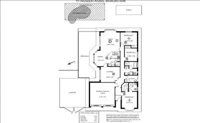 Floorplan of Homely house listing, 111 President Avenue, Andrews Farm SA 5114