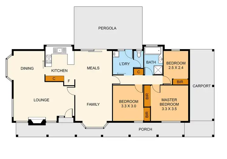 Floorplan of Homely house listing, 4 Peron Court, Boronia VIC 3155