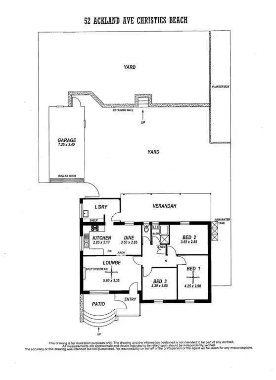 Floorplan of Homely house listing, 52 Ackland Avenue, Christies Beach SA 5165