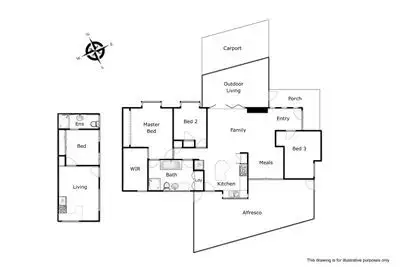 Floorplan of Homely house listing, 9 Ora Street, Hampton Park VIC 3976