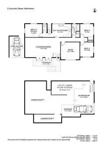 Floorplan of Homely house listing, 5 Kyrunda Street, Mitchelton QLD 4053
