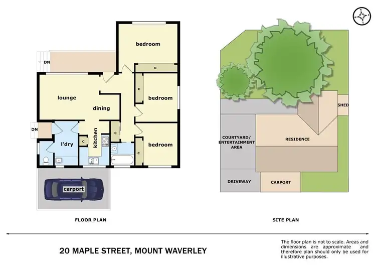 Floorplan of Homely house listing, 20 Maple Street, Mount Waverley VIC 3149