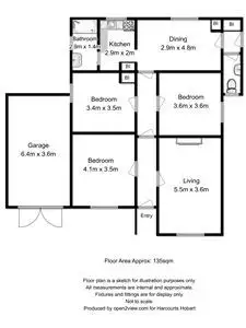 Floorplan of Homely house listing, 41 Hill Street, West Hobart TAS 7000