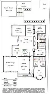 Floorplan of Homely house listing, 13 Flinders Road, Hillcrest SA 5086