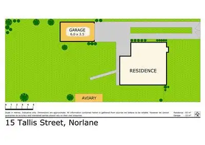 Floorplan of Homely house listing, 15 Tallis Street, Norlane VIC 3214