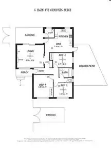 Floorplan of Homely house listing, 6 Elgin Avenue, Christies Beach SA 5165