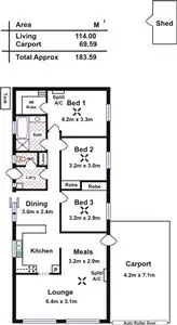 Floorplan of Homely house listing, 15 Fourth Ave, Ascot Park SA 5043
