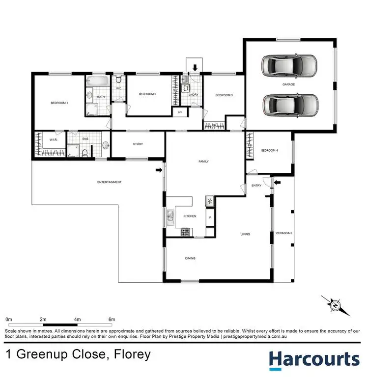 Floorplan of Homely house listing, 1 Greenup Close, Florey ACT 2615
