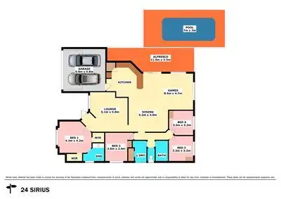 Floorplan of Homely house listing, 24 Sirius Ramble, Quinns Rocks WA 6030