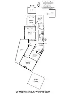 Floorplan of Homely house listing, 20 Mockridge Street, Wantirna South VIC 3152