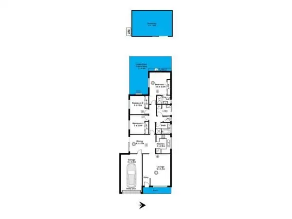 Floorplan of Homely house listing, 22 Richard Avenue, Mitchell Park SA 5043