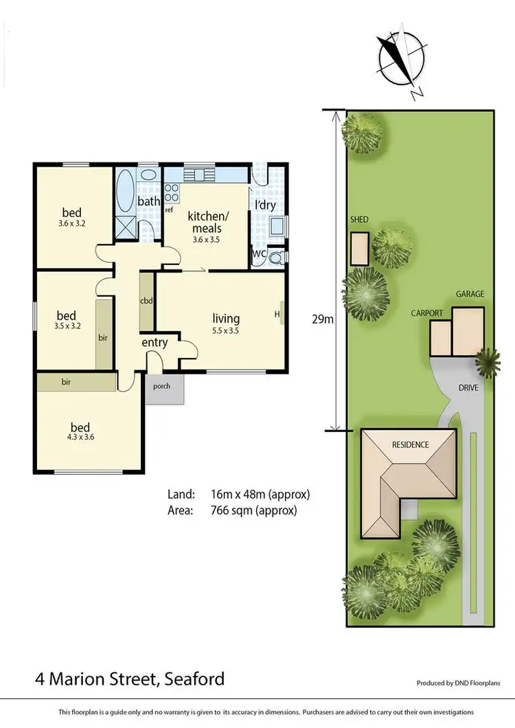 Floorplan of Homely house listing, 4 Marion Street, Seaford VIC 3198