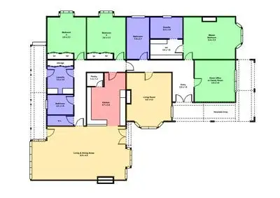 Floorplan of Homely house listing, 9 Carlton Street, Lake Wendouree VIC 3350