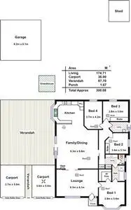 Floorplan of Homely house listing, 1 Canala Court, Two Wells SA 5501
