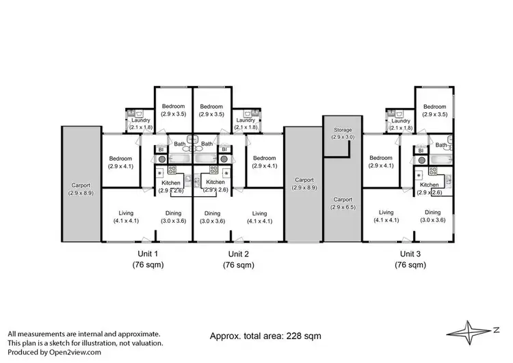 Floorplan of Homely unit listing, 13/14/15/5 Ringwood Drive, Bridgewater TAS 7030
