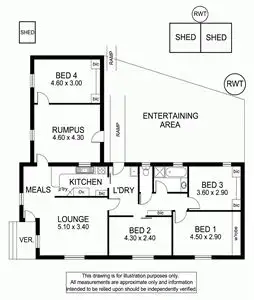 Floorplan of Homely house listing, 17 Charles Street, Saddleworth SA 5413
