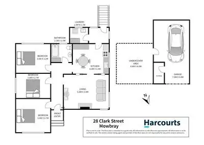 Floorplan of Homely house listing, 28 Clark Street, Mowbray TAS 7248