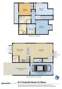 Floorplan of Homely townhouse listing, 8/17 Australia Street, St Marys NSW 2760