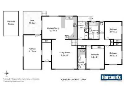 Floorplan of Homely unit listing, 1/25 Staff Raod, Electrona TAS 7054