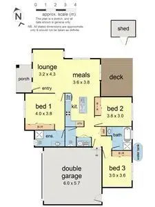 Floorplan of Homely unit listing, 2/7 Moore Avenue, Croydon VIC 3136